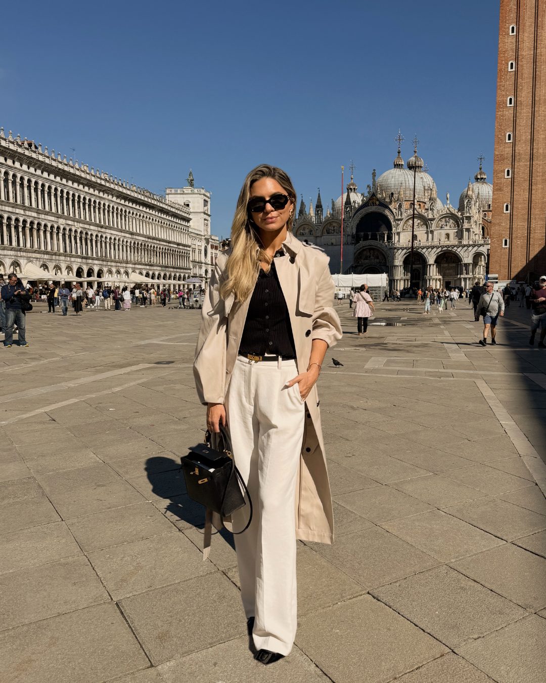 Trousers outfit in Italy