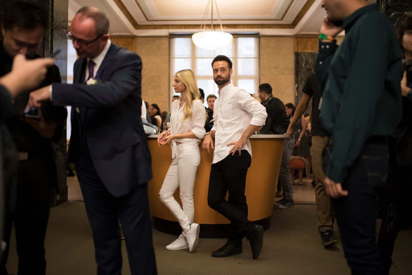 couple getting married at nyc city hall couple getting married at nyc city hall