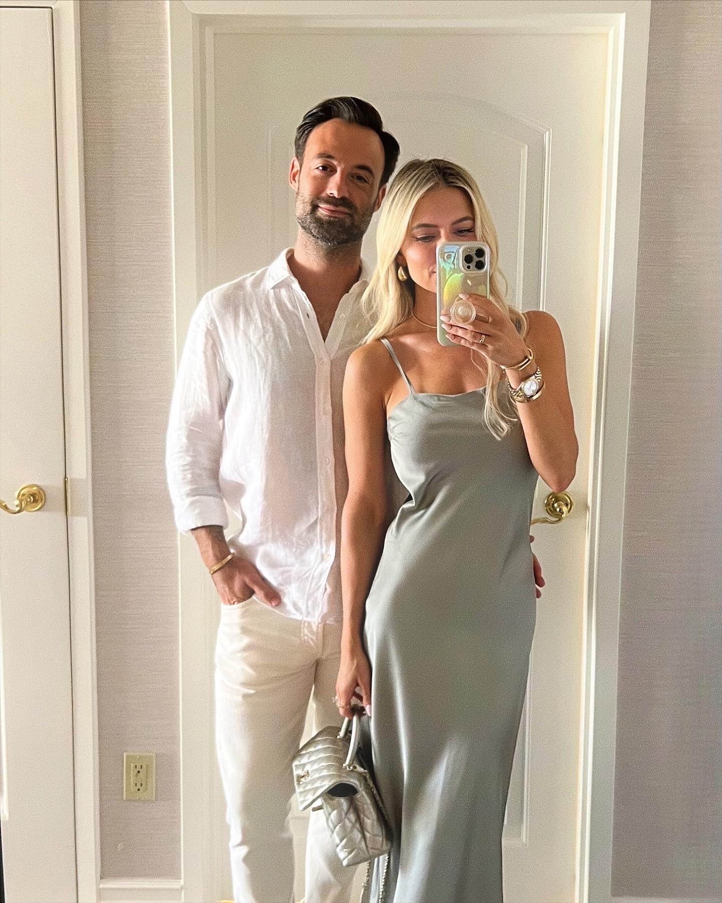 Italian summer dress idea - slip silk dress