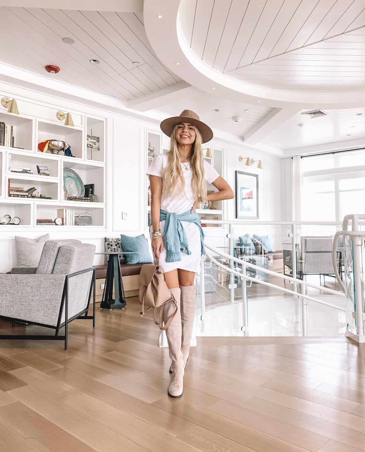 Ruched T-Shirt Dress amazon fall fashion