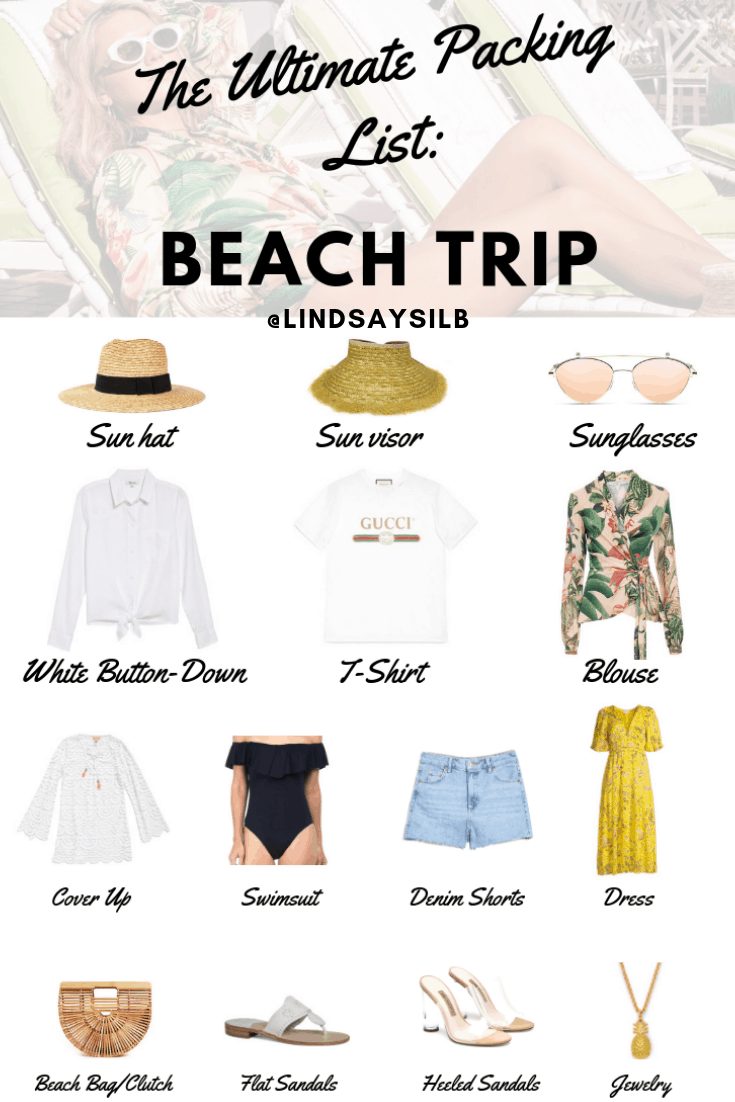 Beach Vacation Packing List Beach Vacation Packing List