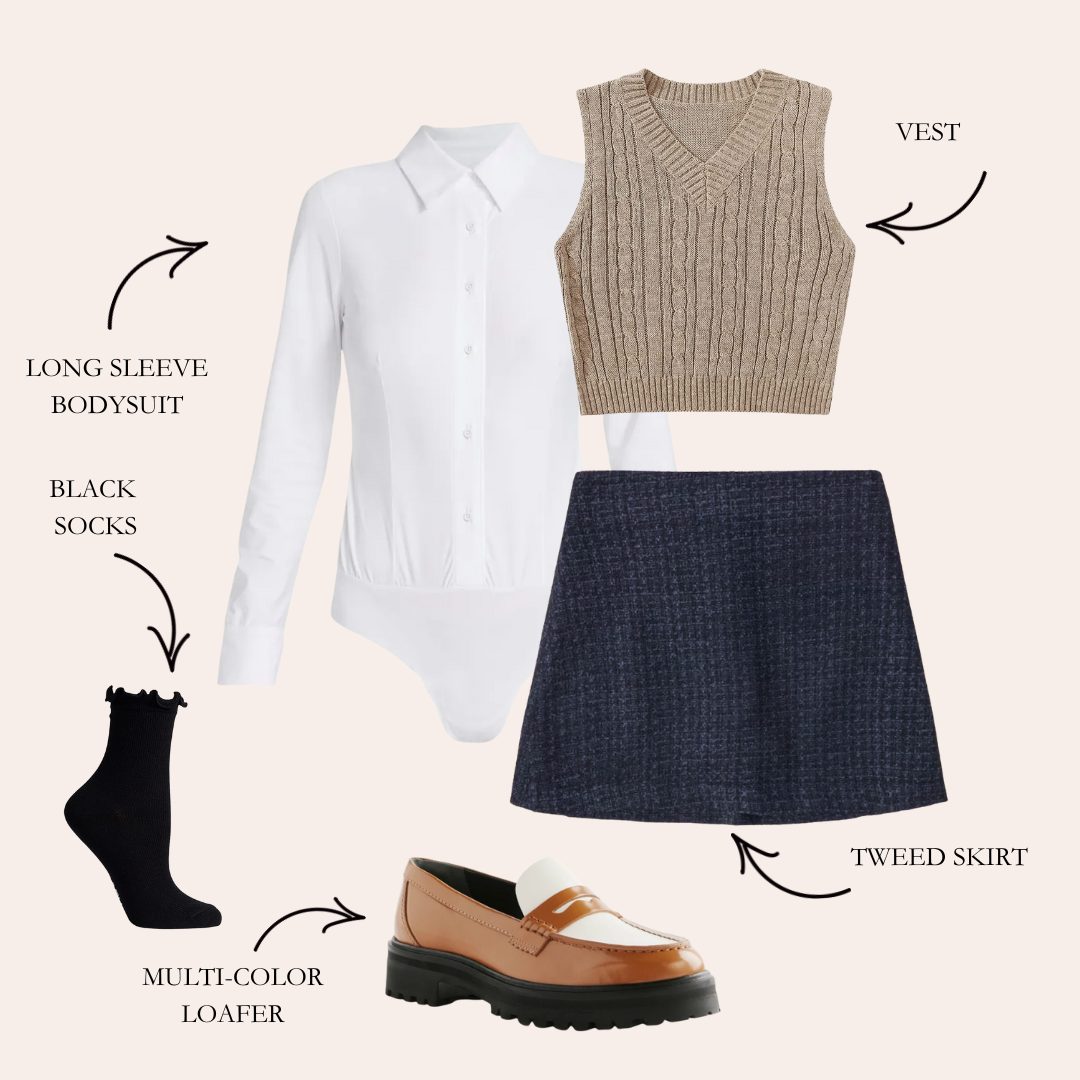 Chunky Loafers preppy look How To Style Chunky Loafers