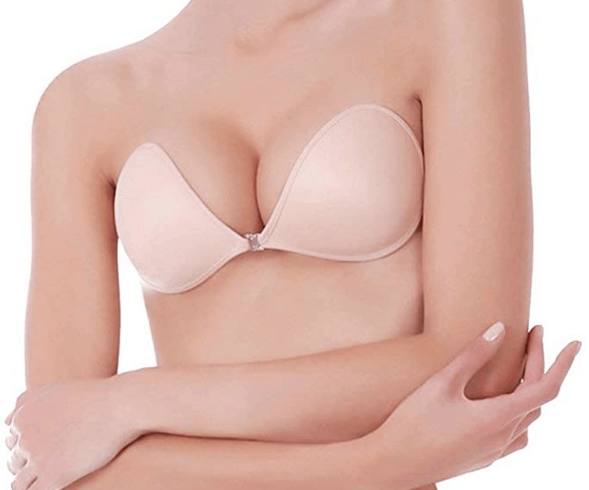 Best strapless backless bra Mitaloo Invisible Backless Sticky Bra