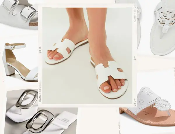 best comfortable white sandals for women