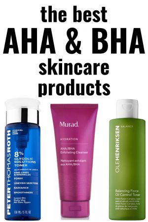 best aha bha skincare products