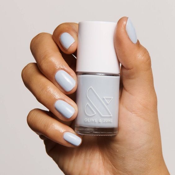 light blue nail ideas
