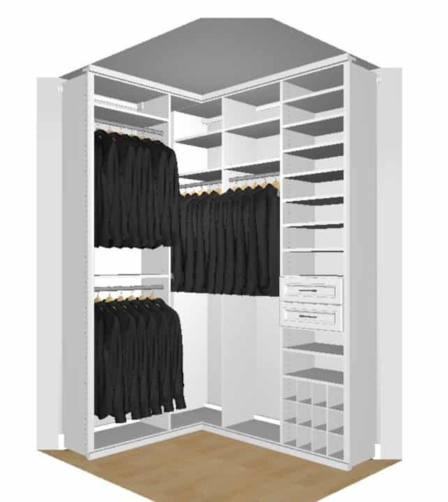 3D Design of Master Walk-In Closet 3D Design of Master Walk-In Closet