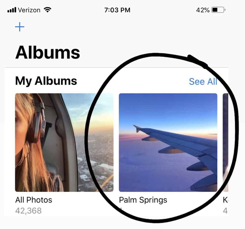 iphone photo album