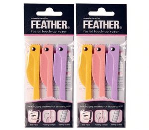 feather flamingo razor dermaplaning