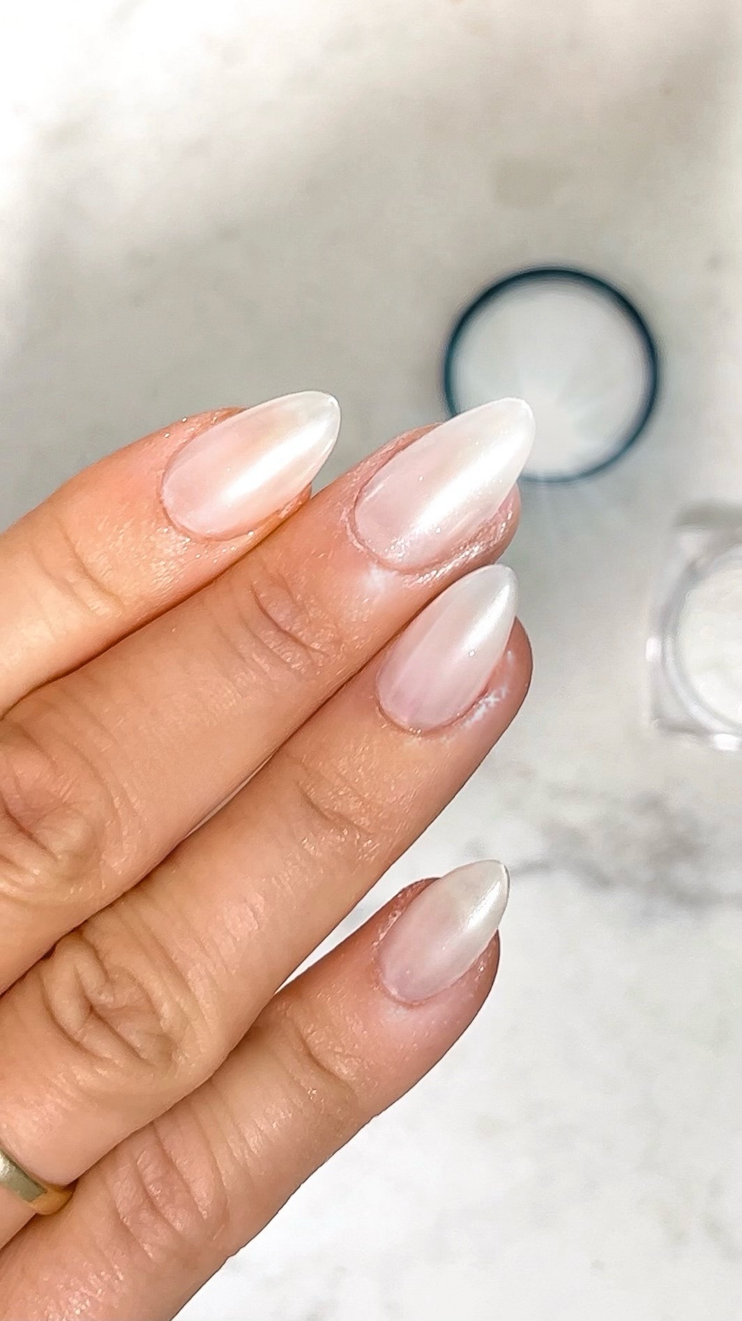 frosted finish nail ideas
