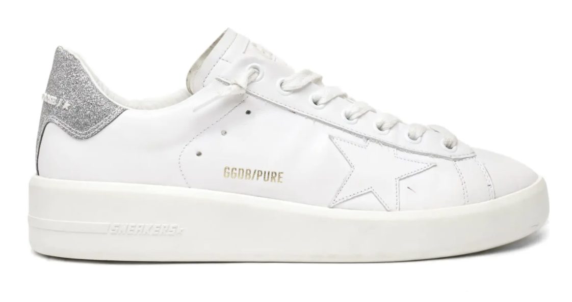 chunky white sneakers