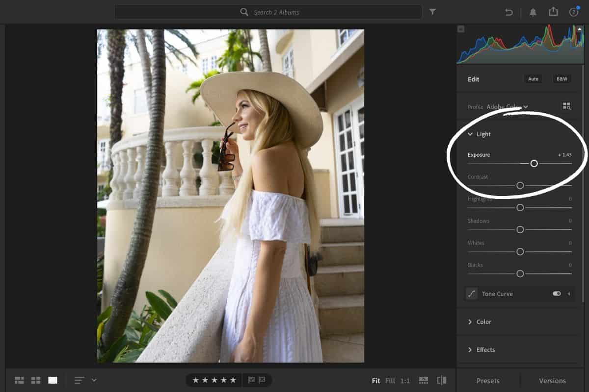 how to edit in lightroom