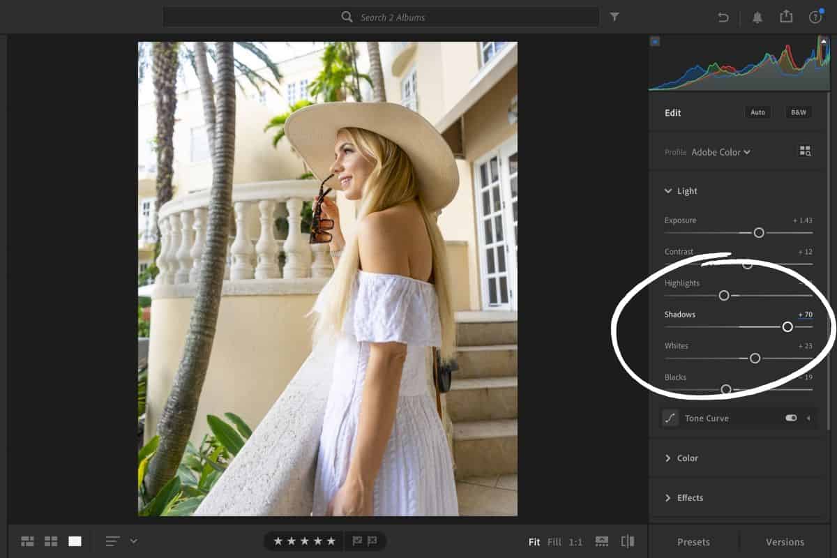 how to edit in lightroom