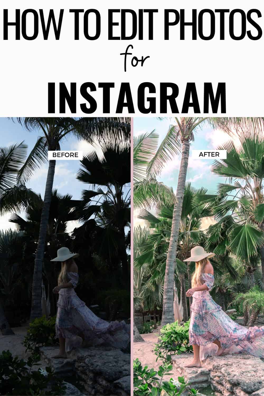 how to edit photos for instagram