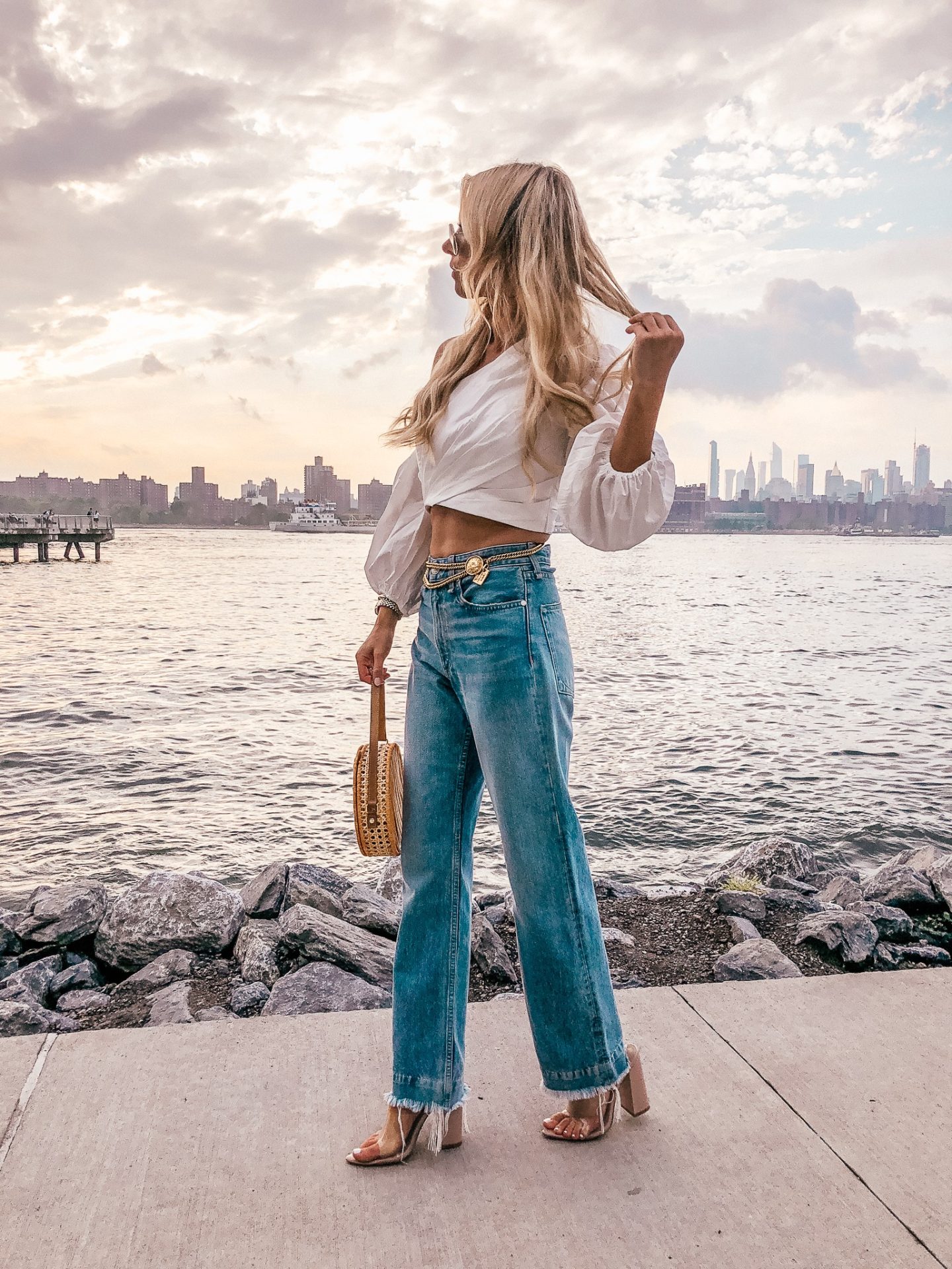 girls night outfit What To Wear With Straight Leg Jeans