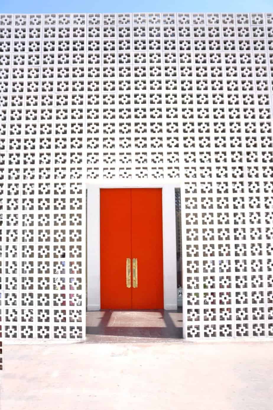 parker palm springs orange doors