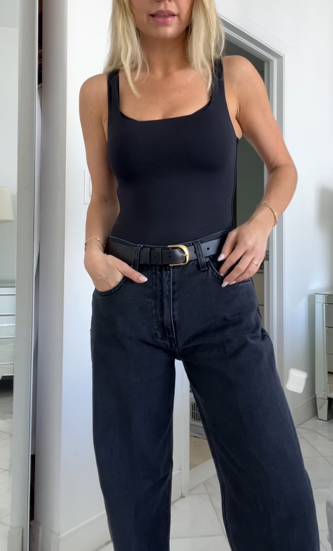 black tank and black jeans outfit black tank and black jeans outfit