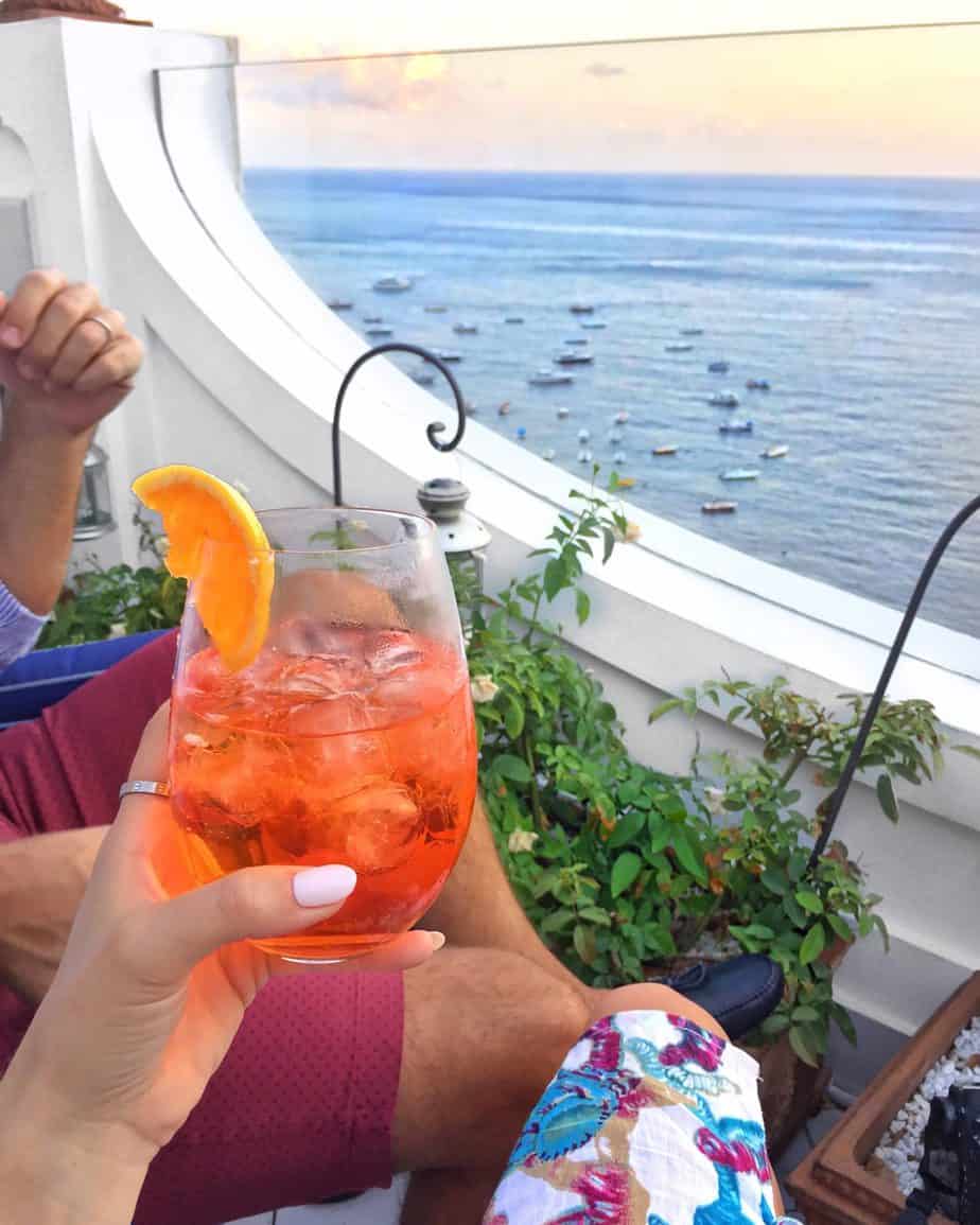 Aperol Spritz at Franco's