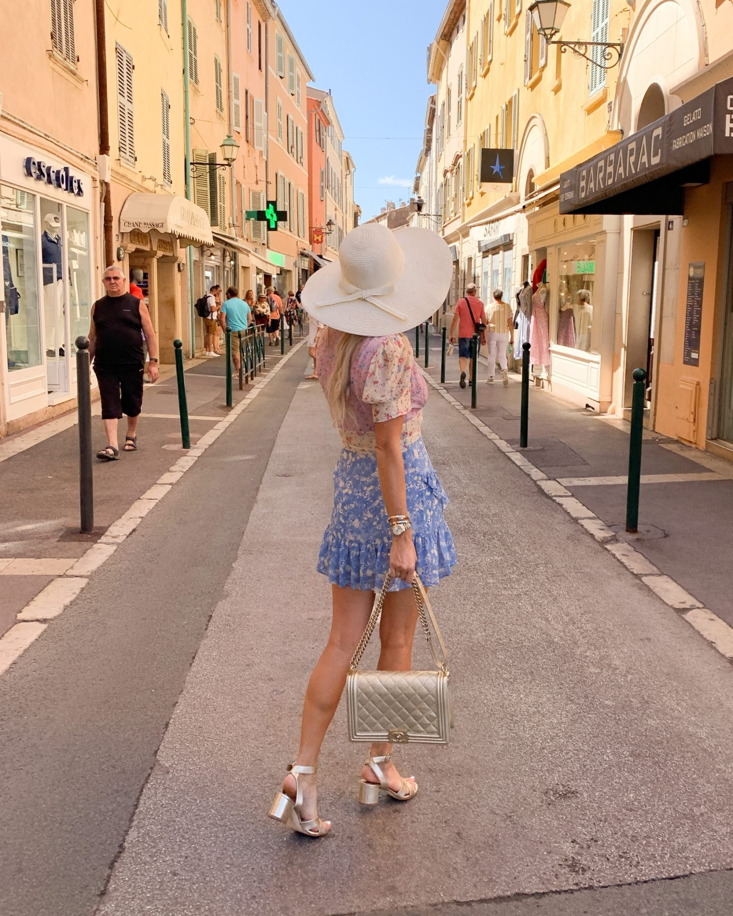 Italian summer dress ideas - short floral mini dress