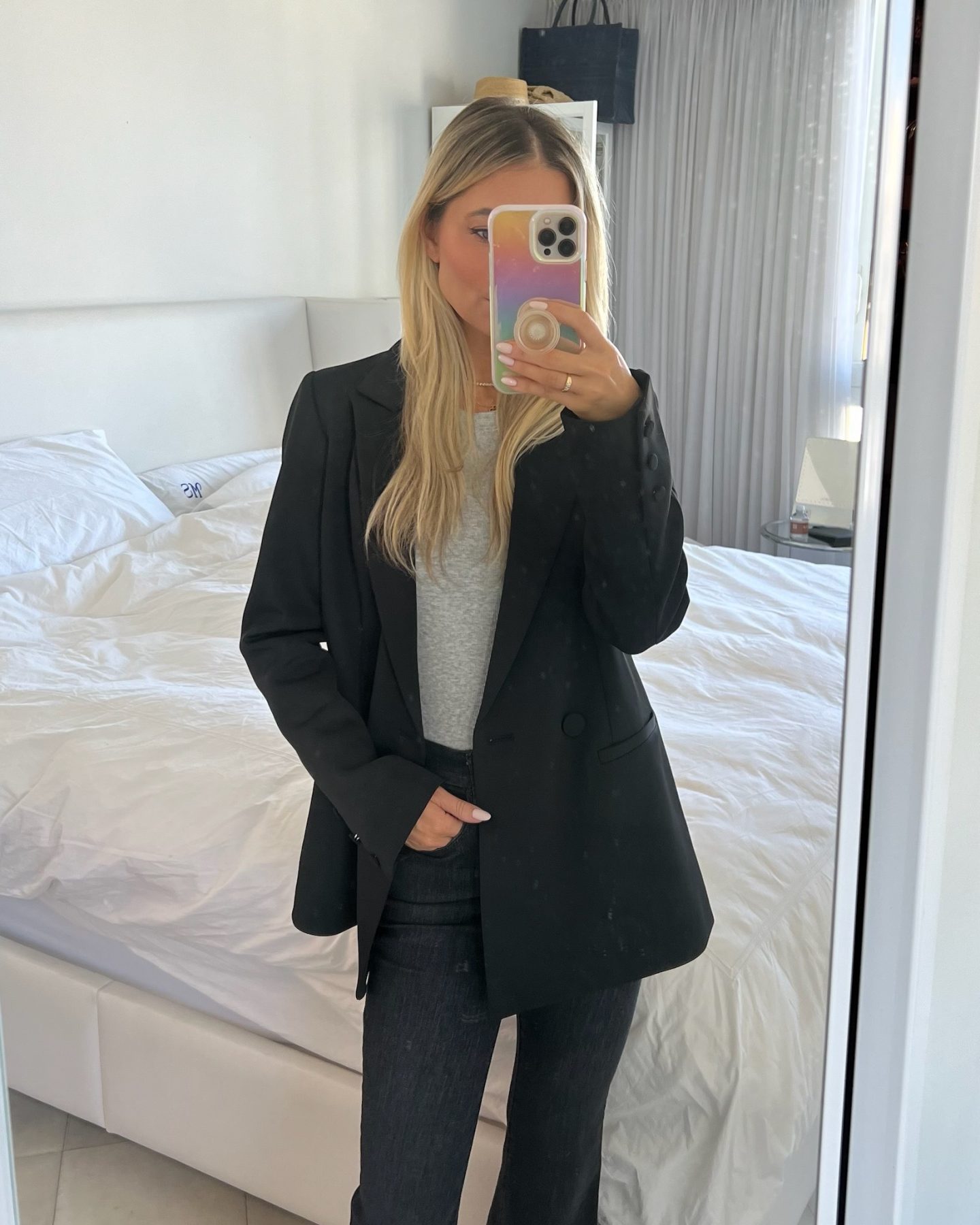 Oversized Blazer Denim outfit Oversized Blazer + Denim outfit