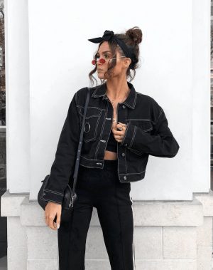 black denim jacket black denim jacket