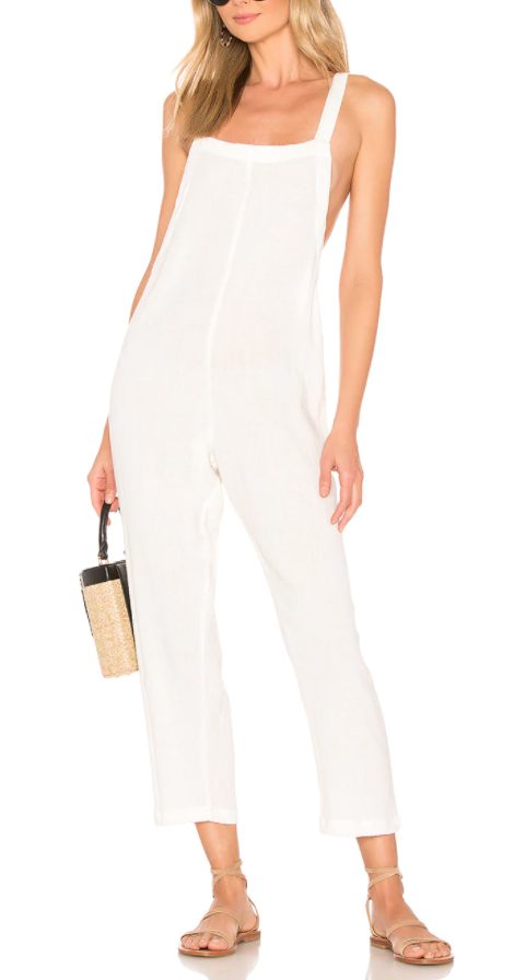 white pant romper cover up white pant romper cover up | Cute Swimsuit Cover-Ups