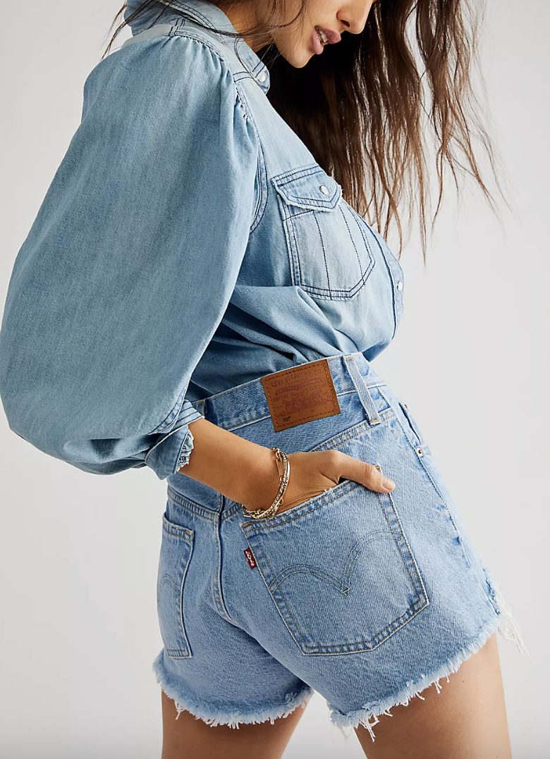 Best Levi's denim shorts levi's 501 denim shorts
