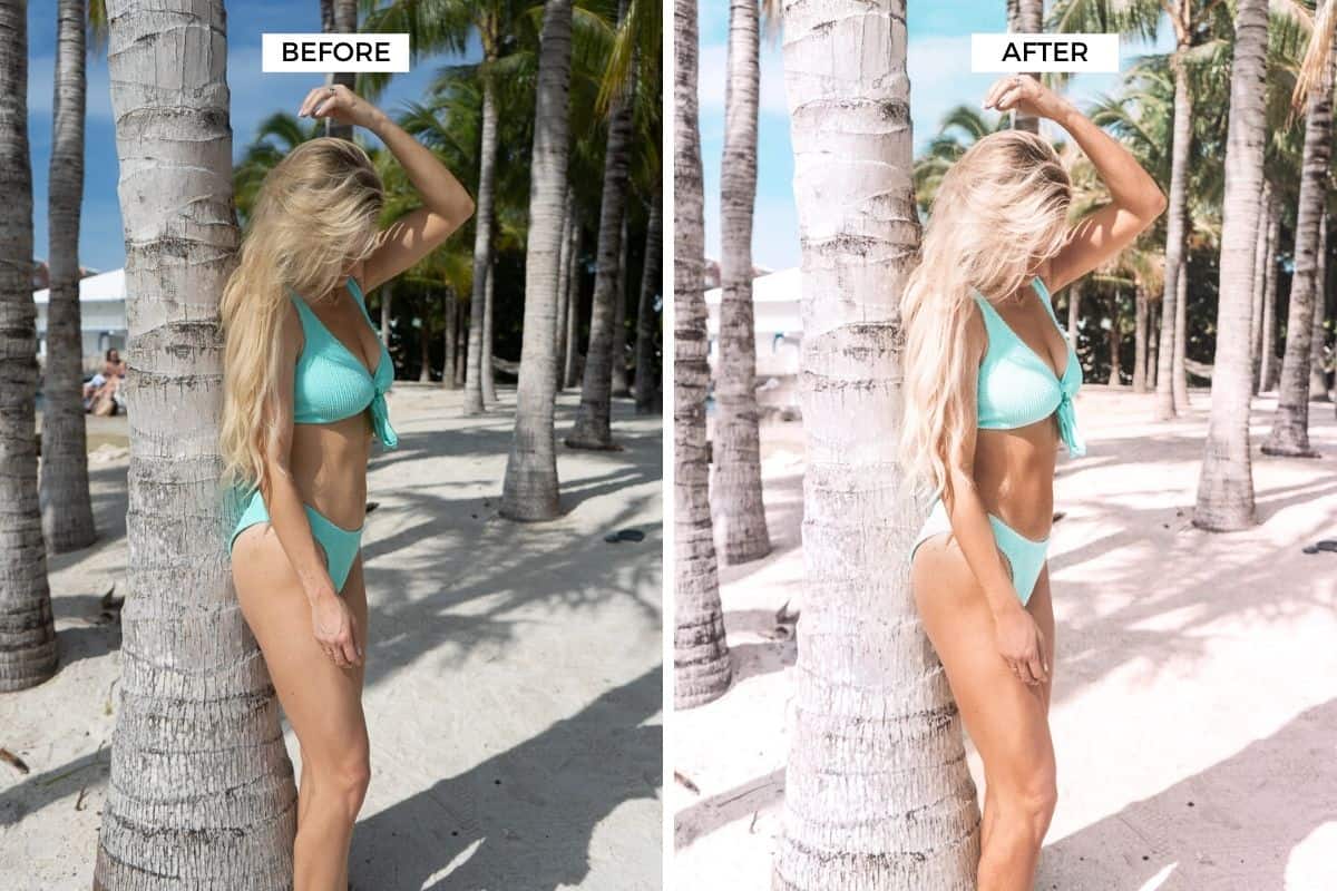 lightroom before after