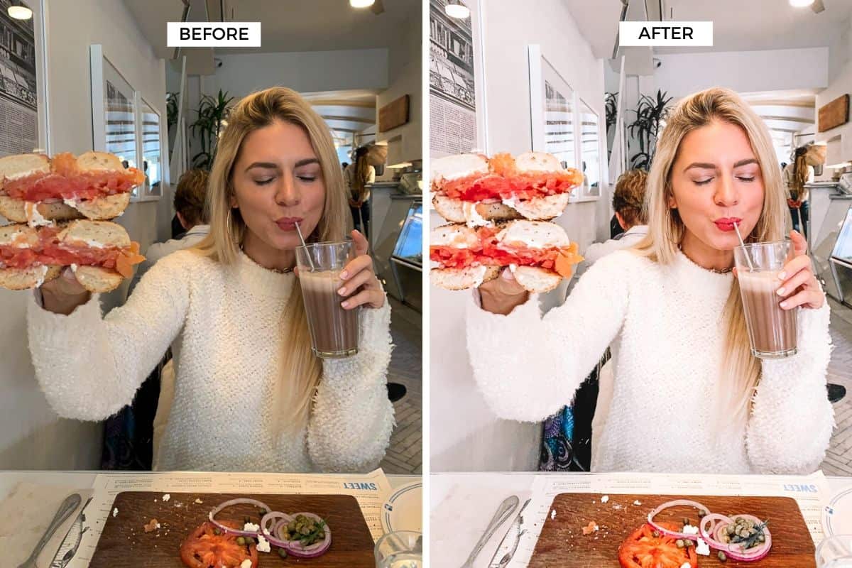lightroom preset before after