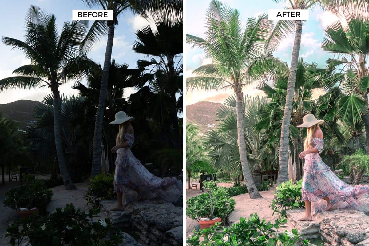 lightroom before after