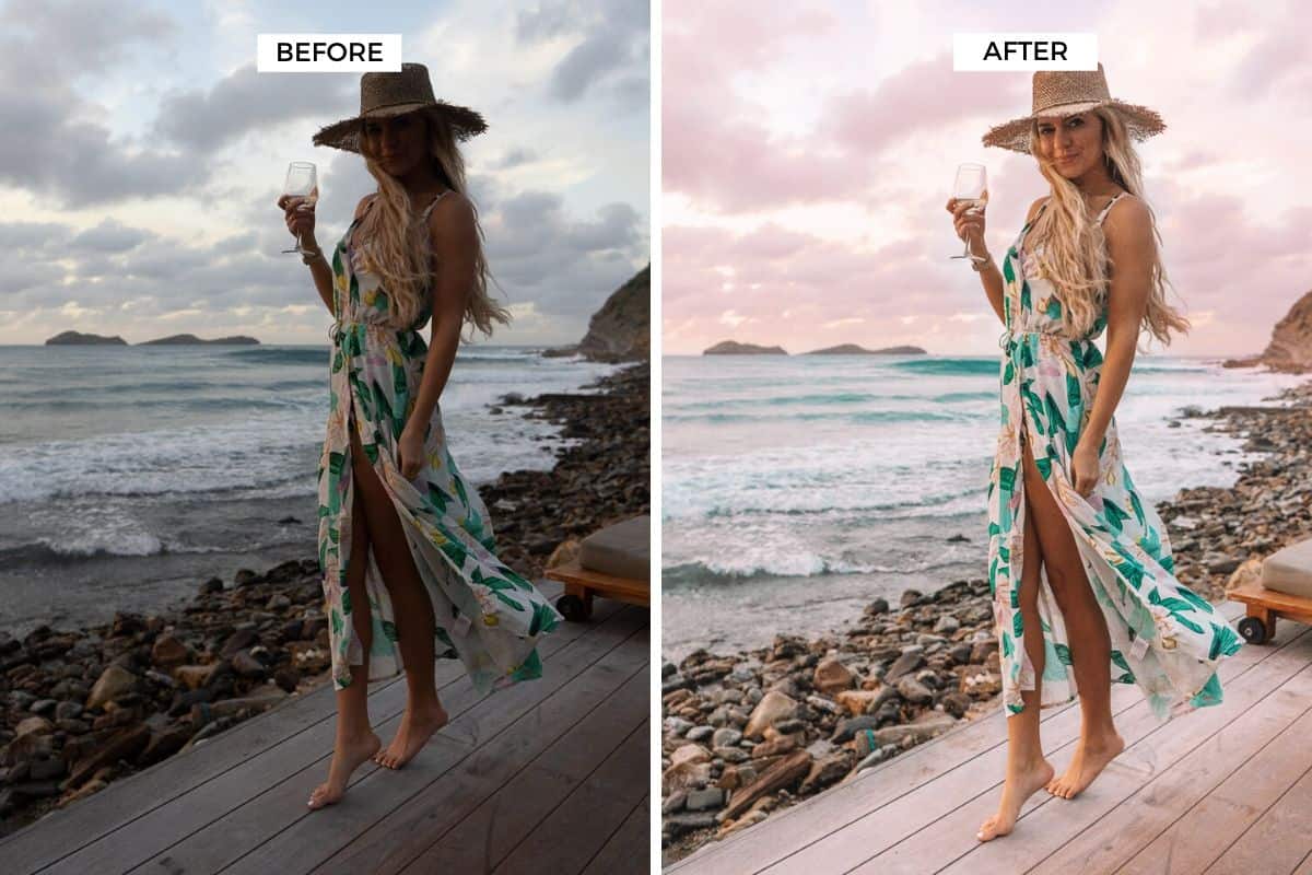 lightroom preset before after