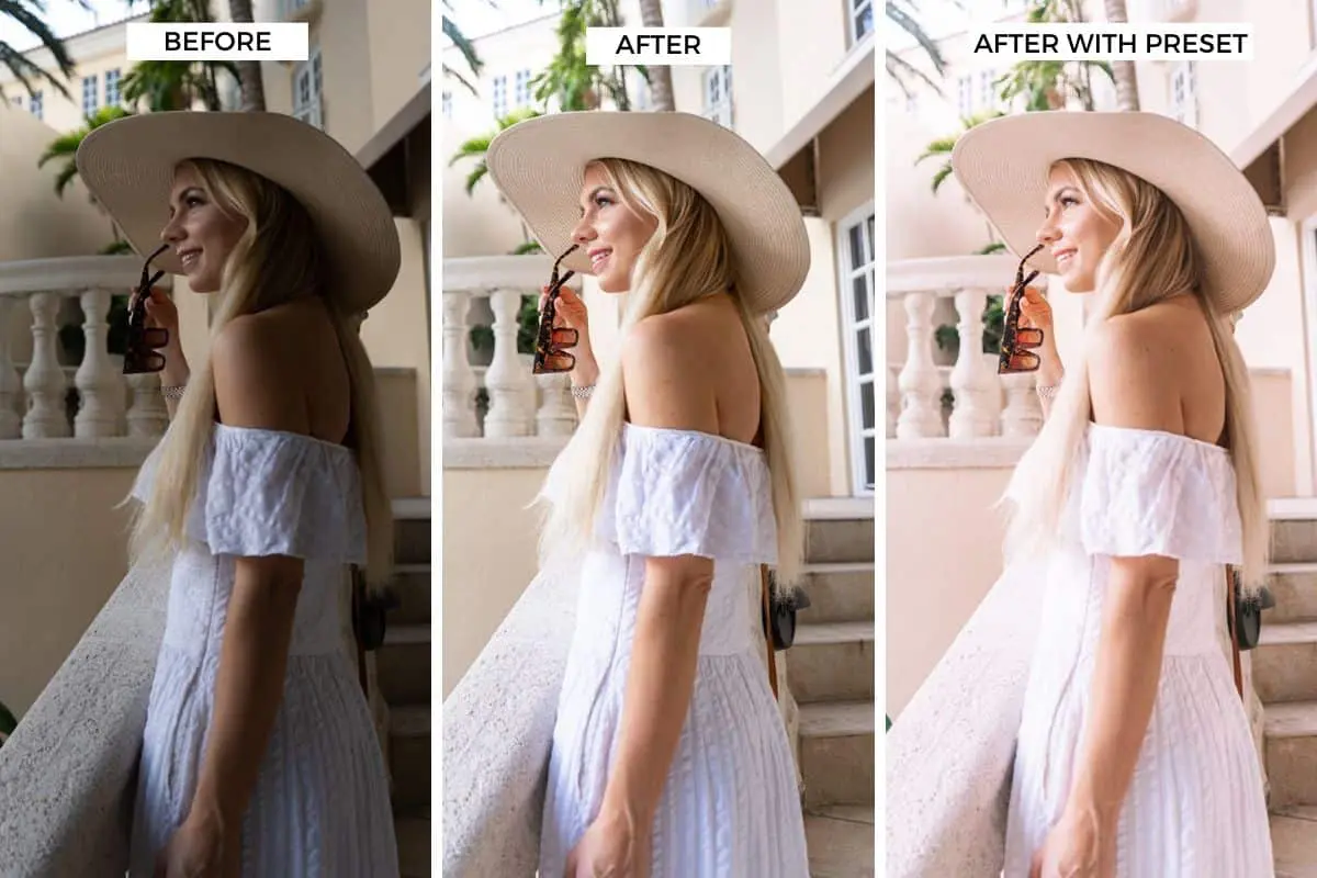 before after lightroom edit