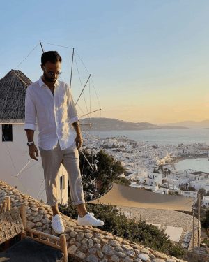 outfit ideas men mykonos greece