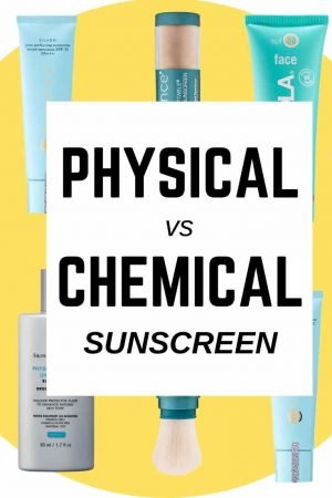 physical vs chemical sunscreen