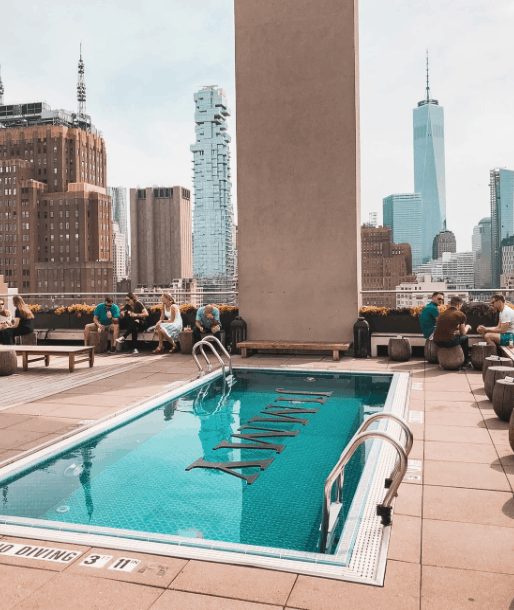 Jimmy at the James girls weekend in nyc itinerary