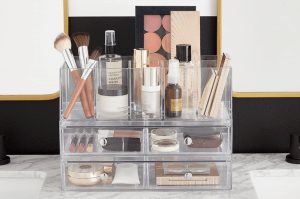 acrylic makeup organizer