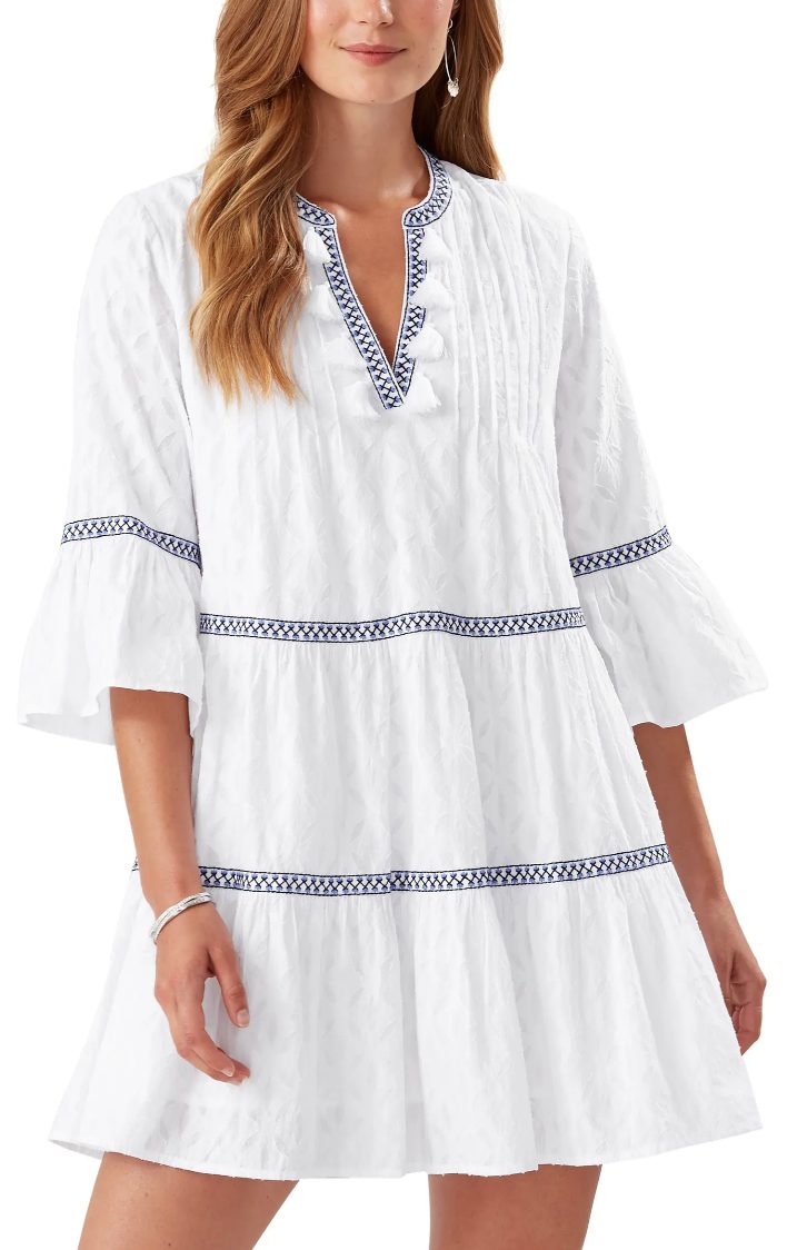 Tommy Bahama Embroidered Cover-Up Cute Swimsuit Cover-Ups