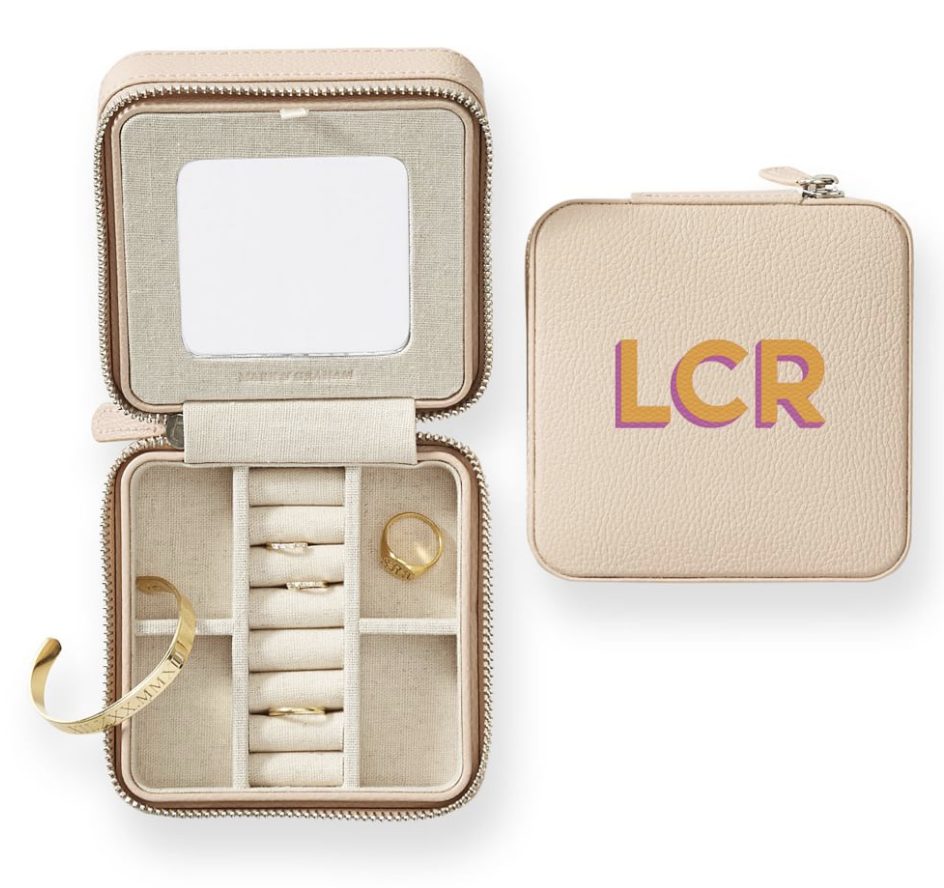 Monogrammed Jewelry Case How To Pack Jewelry For Travel