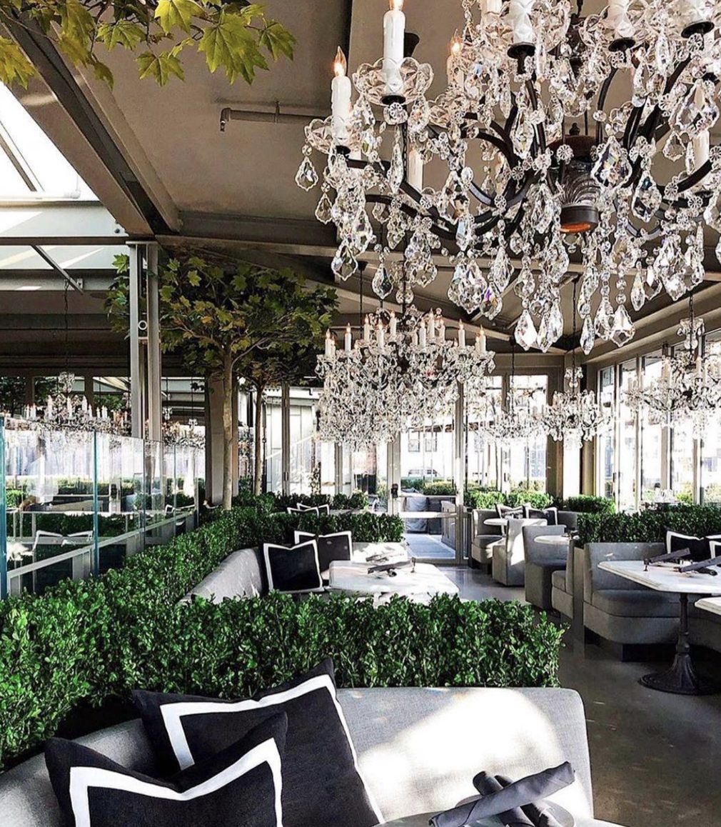 Restoration Hardware Rooftop Restaurant nyc