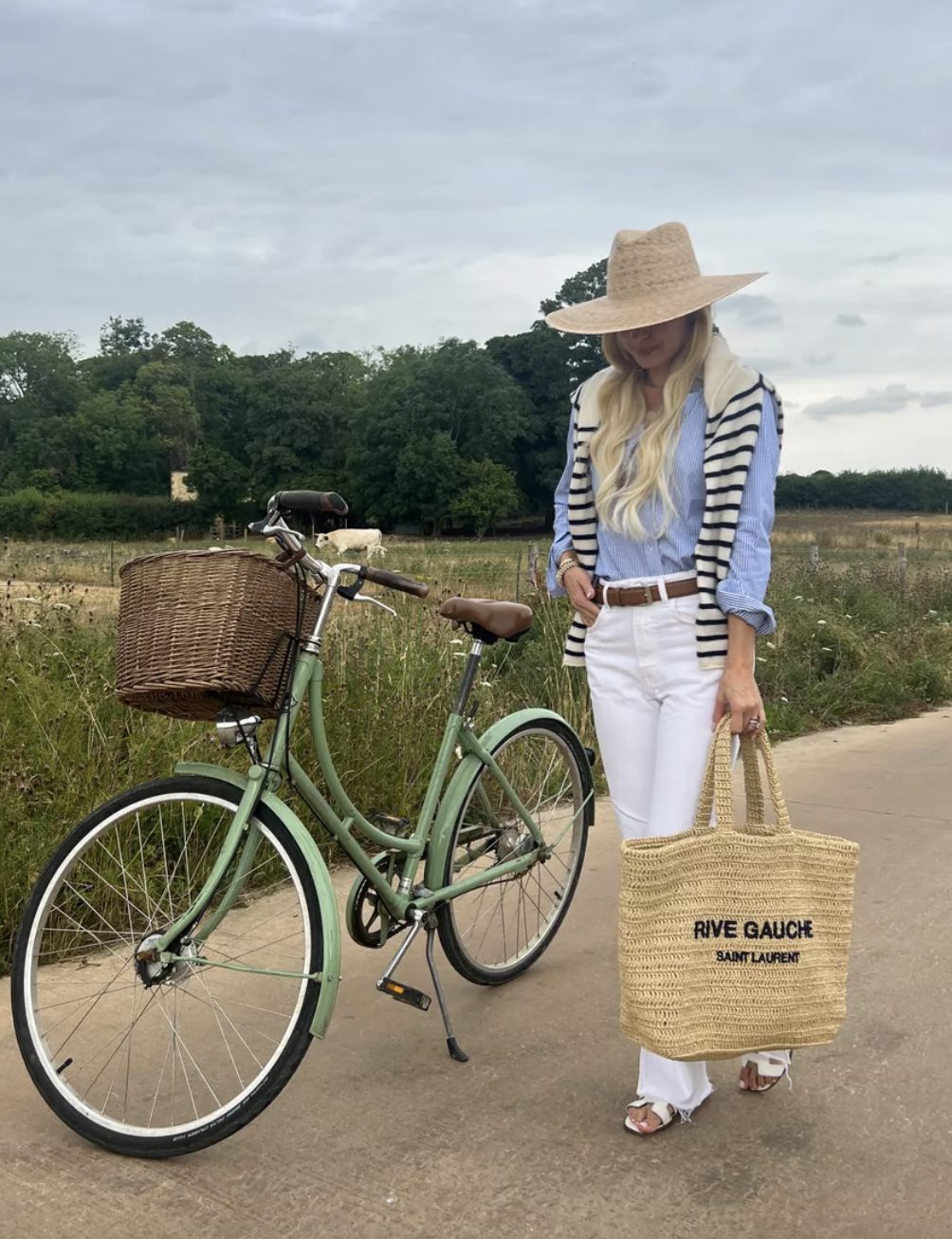 button down shirt with white jeans