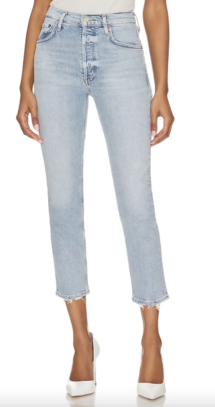AGolde Riley High Rise Straight Crop AGolde Riley High Rise Straight Crop