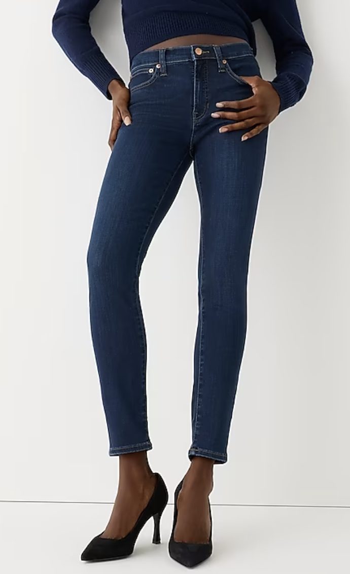 j.crew mid-rise toothpick jeans j.crew mid-rise toothpick jeans