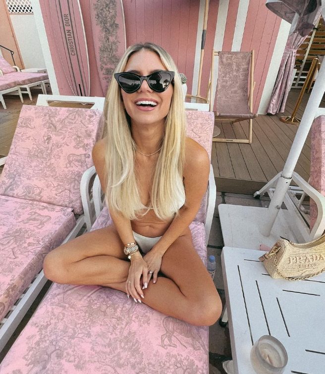 white two piece swimsuit