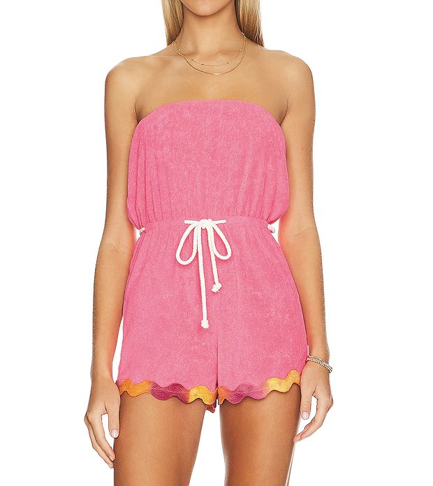 pink romper cover up pink romper cover up | Cute Swimsuit Cover-Ups