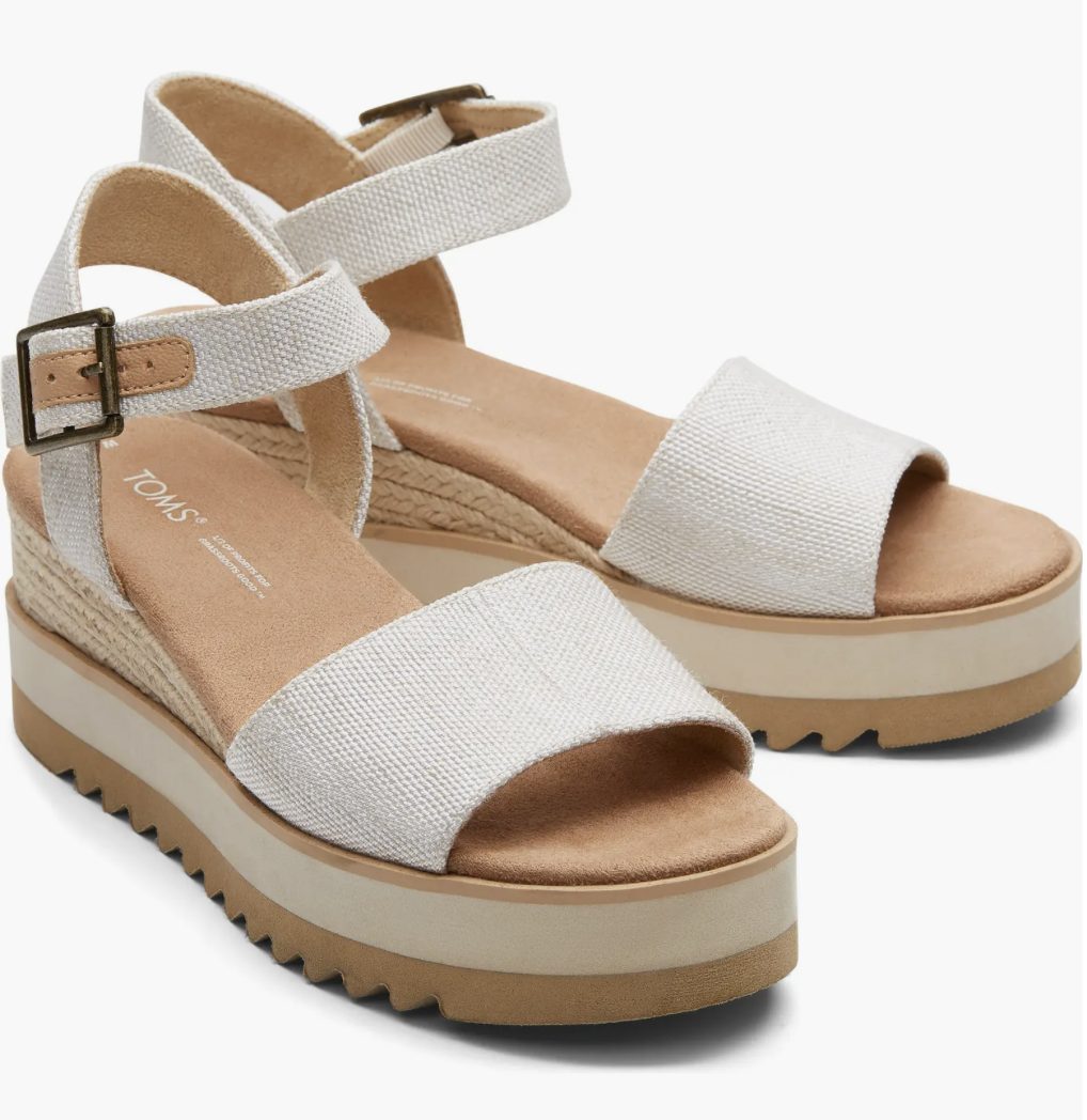 Toms Platform Wedge Sandal