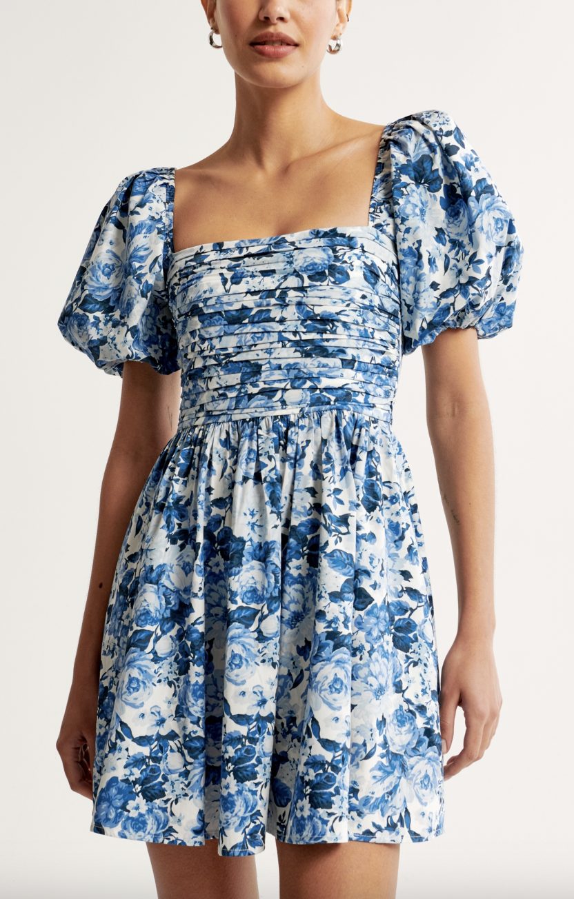 Poplin Mini Dress from Abercrombie