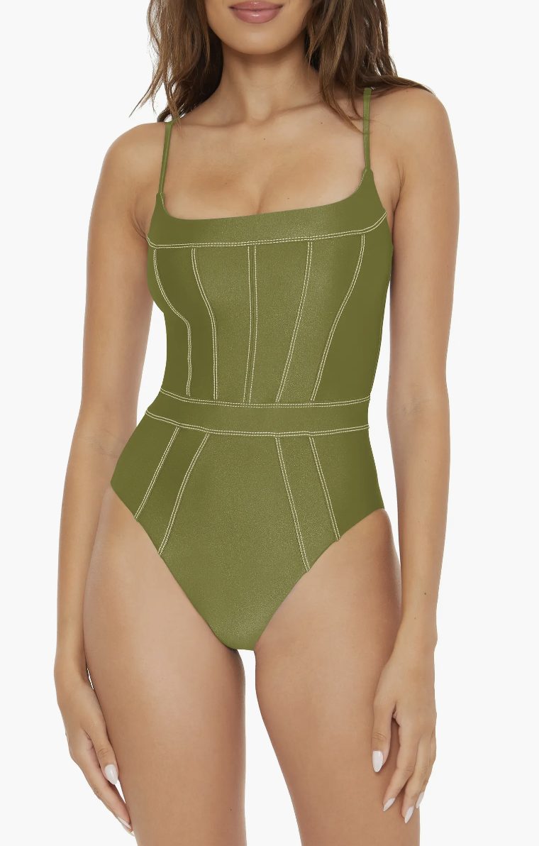 Becca Color Sheen One-Piece Swimsuit Becca Color Sheen One-Piece Swimsuit