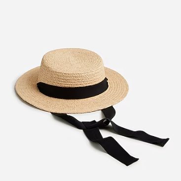 J.Crew Short-brim Boater Hat J.Crew Short-brim Boater Hat | Must-Have Beach Straw Hats