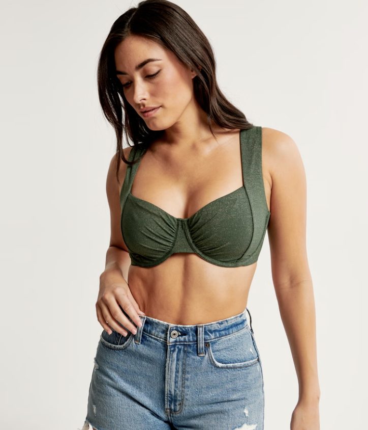 Abercrombie Curve Underwire Bikini Top Abercrombie Curve Love Wide Strap Underwire Bikini Top