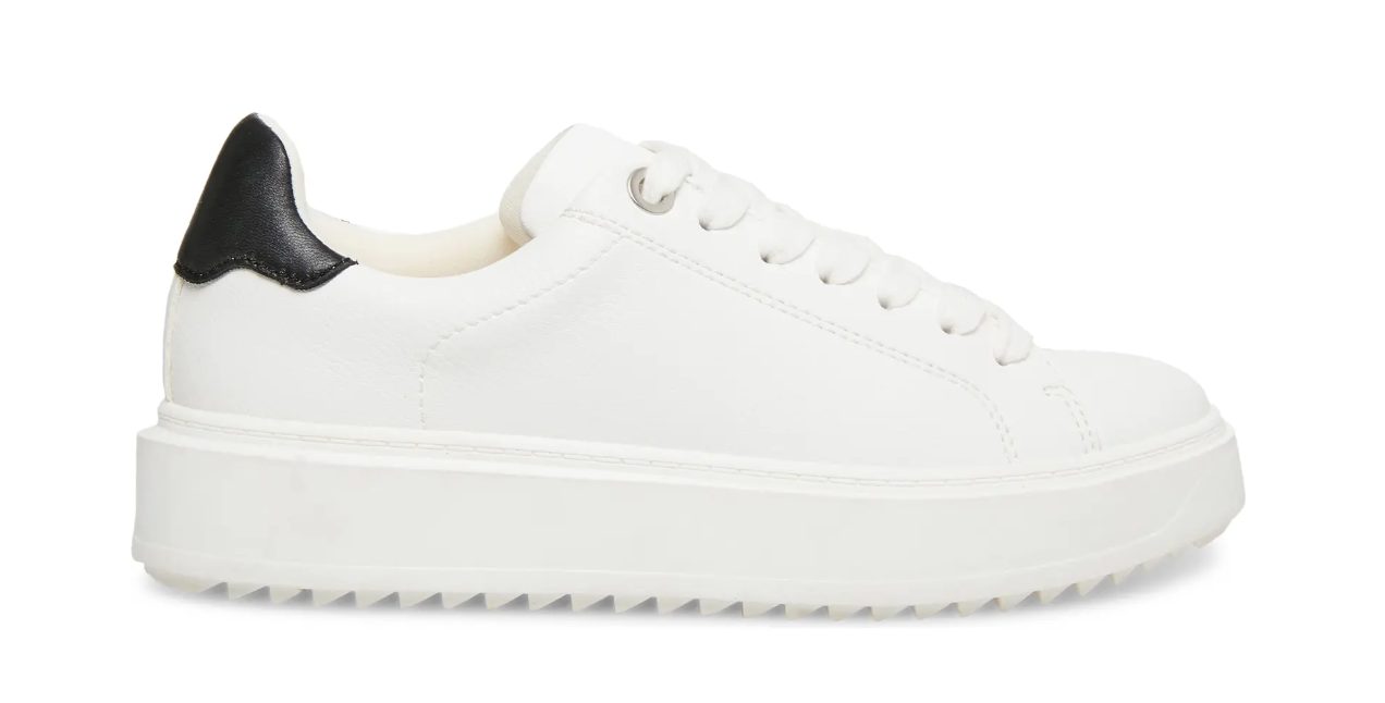 Chunky white sneakers